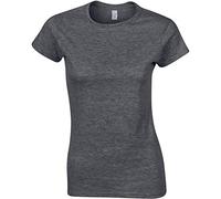 (2XL, Dark Heather) Gildan Ladies Soft Style Short Sleeve T-Shirt