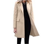 Ladies Solid Mid Length Suit Blazer Uk Multi Pastel Tone Single Button | Open Front Womens Jacket Soft Light Outer Top for City Shopping Coffee Dates & Street Style Daily Looks