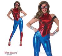 Ladies Spider-Girl Marvel Superhero Fancy Dress Costume