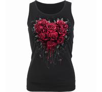 Ladies Spiral Bleeding Heart Vest Official Tee T-Shirt