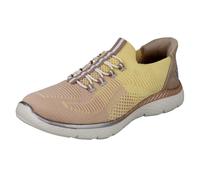Ladies Sport Rieker Textile Ready2Go Slip On Vegan Trainers Sneakers M5066