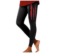 Ladies Sports Leggings Halloween Pants, Walking Tights Workout Print Trousers High Waisted Stretch Shapewear Fitness Uk Soft Tummy Control Activewear