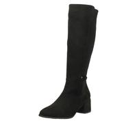 Ladies Spot On Block Heel Wide Fitting Knee High Boots - F5R1256