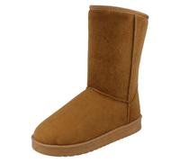 Ladies Spot On Microfibre Pull On Fleece Lined Boots F4R406