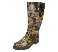 Ladies Spot On Swirls Design 'Wellington Boots'