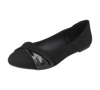 Ladies Spot On Twist Vamp Trim 'Ballerinas'