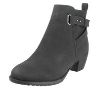 Ladies Spot On Wide Fit Zip Up Ankle Boots 'F5R1258'