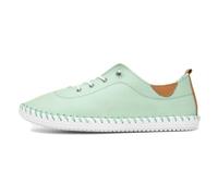 Ladies St. Ives Mint Leather Plimsoll 4 Mint