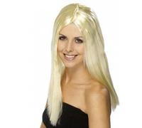 Ladies Star Style Fancy Dress Wig Blonde 70s 1970s New by Smiffys