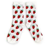 Ladies Strawberries Fruity Fresh Strawberry Socks 4-8 UK /37-42 Eur/6-10 US