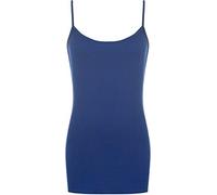 Ladies Stretch Strappy Vest Blue 8/10
