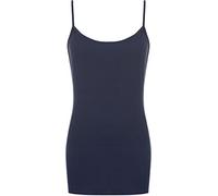 Ladies Stretch Strappy Vest Navy Blue 8/10