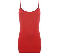 Ladies Stretch Strappy Vest Red 12/14