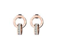 Ladies' Summer Earrings for Men Shiny Cubic Zirconia Stud Earrings For Women Titanium Roman Numeral Earring Jewelry Birthday Gift gift