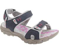 Ladies Summer Shoes and Sandals PDQ - Navy/Grey Synth.Nubuck, Ladies UK 3 / EU 36