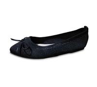 Ladies Summer Shoes Solid Color Mesh Upper Slip On Loafers with Bow Tie Breathable Hollow Out Perforated Flats Non Slip Lightweight Arch Support Shoes for Weekend Getaways and Casual Outings Black