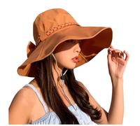 Ladies Sun Hat,Women'S Fisherman'S Hat Summer Sun Protection Hat Wide-Brimmed Sun Hat Protects Uv Protection