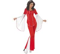 Ladies Super Trooper Costume 70s Fancy Dress Outfit Music Disco Outfit New