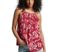 Superdry Vintage Beach Sleeveless T-shirt Red S Woman