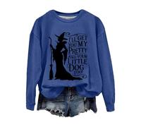 Ladies Sweatshirts And Hoodies You My Your Little Dog Too Causal Sweatshirt Women Plain Pullover Hoodie Crop Top Shirt Graphics Button Downs Leeveless T-Shirt T Shirts Casual Cotton Womens Blue