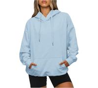 Ladies Sweatshirts Fleece Tracksuits Womens Jumpers Women’S Casual Sweatshirts Long Sleeve Pretty Little Thing Hoodie Women'S Zip Up Cardigan Warm Clothes Tracksuits Light Blue