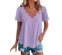 Ladies Sweatshirts Without Hood Long Tshirts Women UK Tie Back Girls Long Sleeve Blouse Y2k Muslin Comfortable Tank Roll-up Sleeve Tee Purple
