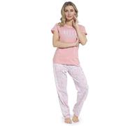 Ladies Sweet Dreams -Blossom Star Print Pyjama LN443 Set 8-10 Uk Size