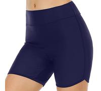 Ladies Swim Shorts High Waist Bikini Bottoms Boyleg Swimming Costume for Women Swimwear Beach Conservative Swimwear for Women Warehouse Deals Clearance Gym Sports