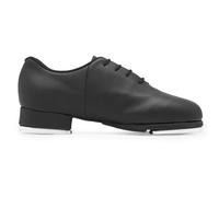 Ladies Sync Tap Leather Tap Shoes (Black, UK Footwear Size System, Adult, Women, Numeric, Medium, 4)