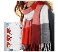 Ladies Tartan Scarf Gifts: Christmas Stocking Fillers for Her, Mum, Secret Santa Xmas Gifts - Womens Scarves & Shawls