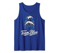 Ladies Team Blue Field Day Competition Motivation Trainer Tank Top