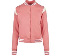 Ladies teddy jacket Urban Classics inset college- large sizes Rose 3XL