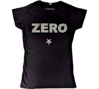 Ladies The Smashing Pumpkins Zero Distressed Official Tee T-Shirt Womens Girls (X-Large) Black