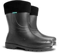 Agritrade AK Ladies Thermal Rain Boots Womens Lightweight EVA Durable Wellies Wellingtons LAURA -30C Non-slip Sole Removable Insulated Input (8 UK, Black)