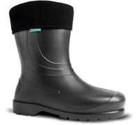 Agritrade AK LAURA Ladies Thermal Rain Boots Lightweight EVA -30C Durable Wellies Wellingtons Non-slip Sole Removable Insulation (7.5 UK, Black, 7.5)