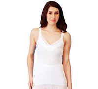 Ladies Thermal Sleeveless Camisole Vest Winter Underwear White (14-16 UK 42-44 EU)