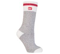 LADIES SOUL WARMING DUAL LAYER HEAT HOLDERS SLIPPER SOCKS 4-8 UK 37-42 EUR