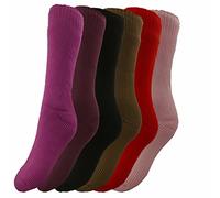 Ladies Thermal Winter Socks 2.3 TOG Pack of 3 Pairs Socks, Black/Assorted Thermal Socks, Warm Socks, Thick Socks, Insulated Socks 4-7 UK/EU 37-40 (Dark)