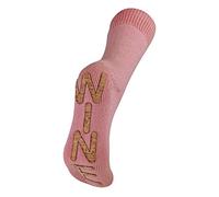 Thick Thermal Fleece Lined Novelty 'WINE' Soft Slipper Socks Sock Snob Pink 4-7