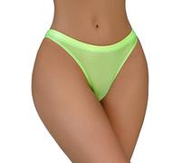 Ladies Thin Ice Silk Knickers Comfy Smooth Transparent Satin Briefs Low Waist See Through Underwear Women's Sexy Breathable Solid Color Lingerie Classic Panties Green