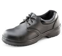 Beeswift Ladies Dual Density PU S1 Lace Up Shoe 1 Pair Black 06