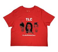 Ladies TLC CrazySexyCool Crop Top Official Tee T-Shirt