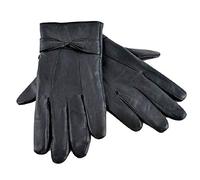 Ladies Tom Franks Sheepskin Leather Gloves GL147 Black S/M
