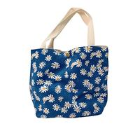 Ladies Tote Bag Flower Print Corduroy Handbag Fashion Beach Shopper Female Mummy Casual Small