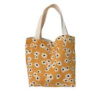 Ladies Tote Bag Flower Print Corduroy Handbag Fashion Beach Shopper Female Mummy Casual Small