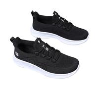 Ladies Trainers Orthopaedic Trainers Forefoot Rocker Wide Toe Box Reduces Toe Joint Pressure Ideal Arthritis Bunions Plantar Fasciitis Shoes Black