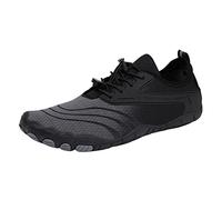 Ladies Trainers Waterproof, Womens Trainers Lightweight, Barefoot Sneakers Quick Dry Socks for Beach Swim Zero Drop Sneaker Slip On Hand Free Trainer Aqua Shoes Ultra Flex Shoe Black