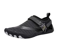 Ladies Trainers Waterproof, Womens Trainers Made in UK, Mountaineering Sneakers Water Shoes Zero Drop Sneakers Outdoor Hiking Sneaker Lightweight Athletic Walking Running Shoes Black