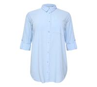 Ladies' tunic shirt KAFFE Curve Nana Bleu 46
