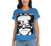Ladies' U.K. Punk Rock Band Subs Printed Round Neck Shirt Simple Versatile Top Casual Comfort Shirt Multicolor M
